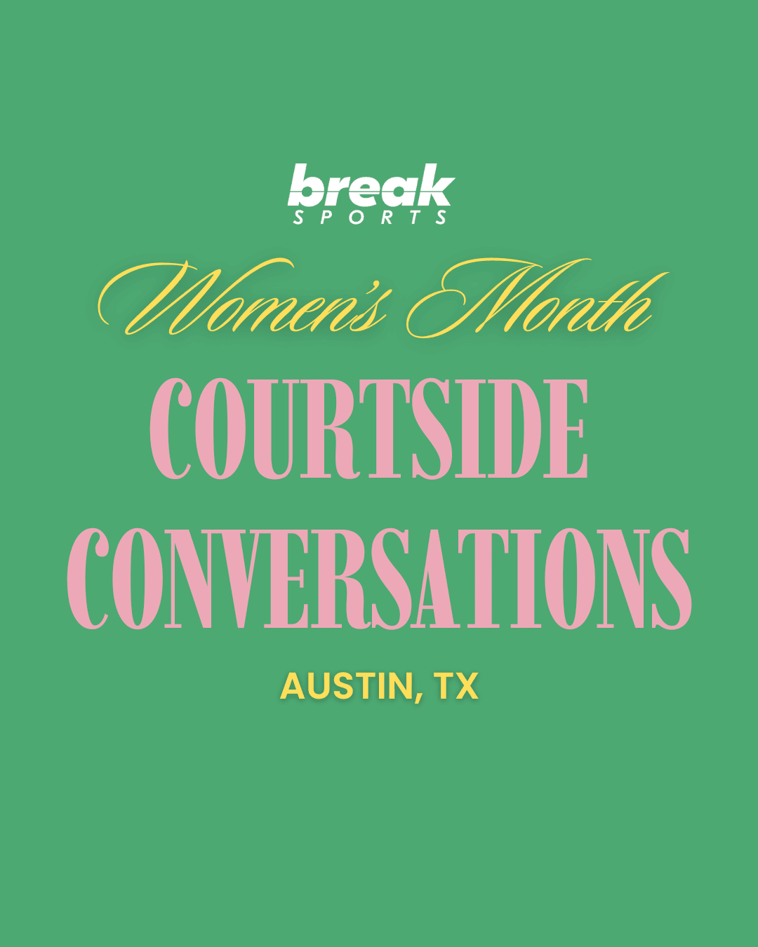Women's Month: Courtside Conversations